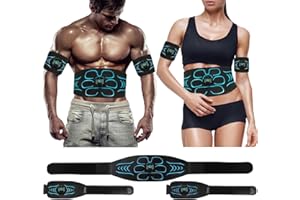 YDFAC AB Stimulator, AB stimulator Muscle Toner, ABS Stimulator Abdominal, for Abdomen, Arms, Legs. Fitness Belt KLT-07 Blue