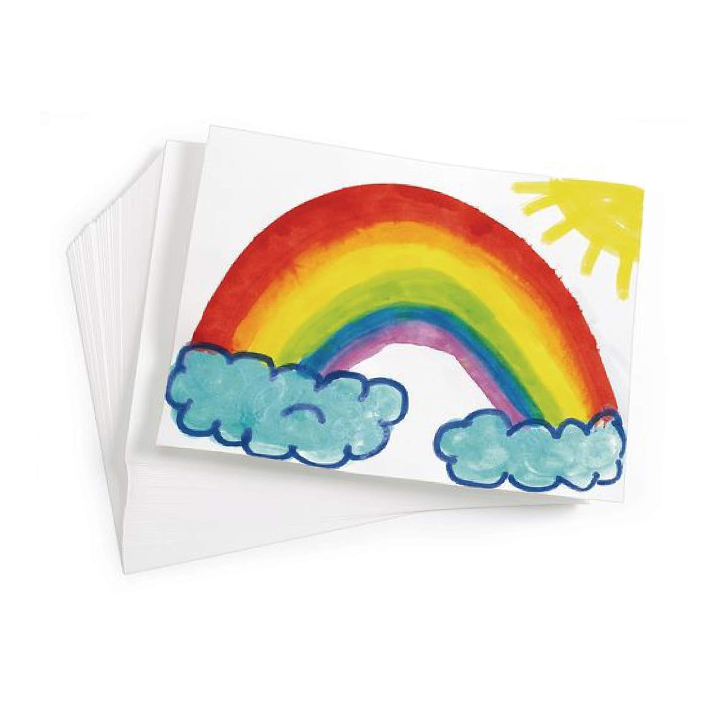 Colorations Art Paper, Drawing, Painting Paper, Watercolor Painting, Finger Painting, Paint, Arts and Crafts, 9" x 12", 100 Sheets, Kids Crafts (9UP): Industrial & Scientific