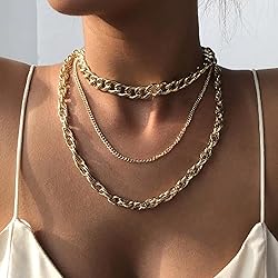 Your Always Charm Chunky Gold Necklace for Women