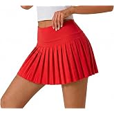 XHKKV Flowy Women Athletic Skirt Tennis Skorts with pocketCasual