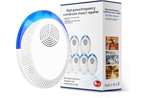 MITXPC Ultrasonic Pest Repeller 6 Pack Mice Repellent Indoor Pest Repellent Ultrasonic Plug in, Mouse Deterrent, Pest Control for Rodents, Roaches, Cockroaches, Spiders, Insects