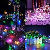 ooklee Fairy Lights Battery Operated 2 Pack 10M 100 LED Waterproof Copper Wire view 3