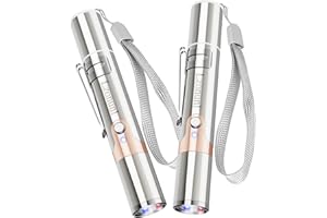 Lzonunl Cat Toy, 2 Pieces Rechargeable, 3 Modes 5 Fun Patterns, Interactive Kitten Cat Mouse Toy for Indoor Cat Dog Bird Pet Chase Play