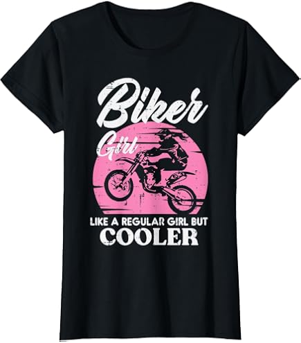 Amazon.com: A Women Who Loves Motorcycle - Biker Girl T-Shirt