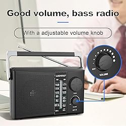 LEOTEC Portable AM FM Radio with Best