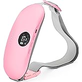 Menstrual Heating Pad for Period Cramps – Portable Heating Pad for Period Cramps Relief with Heat & Massage, Wearable Cordless Warmer for Pain Relief, Rechargeable & Wireless for Women