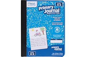 Mead Primary Journal, Half Page Ruled, Grades K-2, 7 1/2" x 9-3/4", 100 Sheets, Color Will Vary (10297)