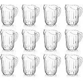 New Star Foodservice Commercial Polycarbonate Water Pitcher, 60 oz, Set of 12, Clear