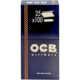OCB Papers 15424 Ultimate Short Rolling - 25 Booklets of 100 Blue