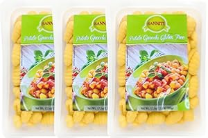 Sanniti Imported Italian Potato Gnocchi 17.5 oz (Pack of 3) (Gluten Free)