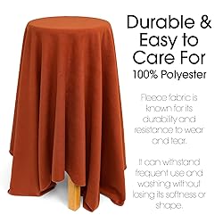 Pico Textiles 2 Yards Bolt - Rust Solid Fleece