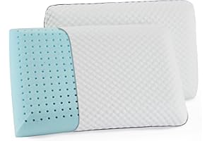 WEEKENDER Gel Memory Foam Pillow - King Size - 2-Pack - Medium Plush Feel - Neck & Shoulder Support - For Back, Side, & Stomach Sleepers - Home, Hotel, & Hospital Essentials