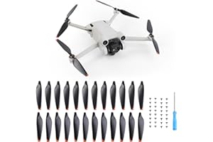 24Pcs Propellers Blades Replacement for DJI Mini 4 Pro/Mini 3 Pro, JISONCASE Low-Noise & Quick-Release Props Wings Compatible with DJI Mini 4 Pro/Mini 3 Pro Propeller Blade