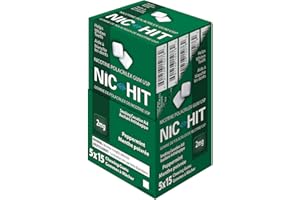 Nic-Hit Nicotine Gum 2mg – Mint Flavor – Quit Smoking Aid for Light to Moderate Smokers – Helps Relieve Cravings & Withdrawal