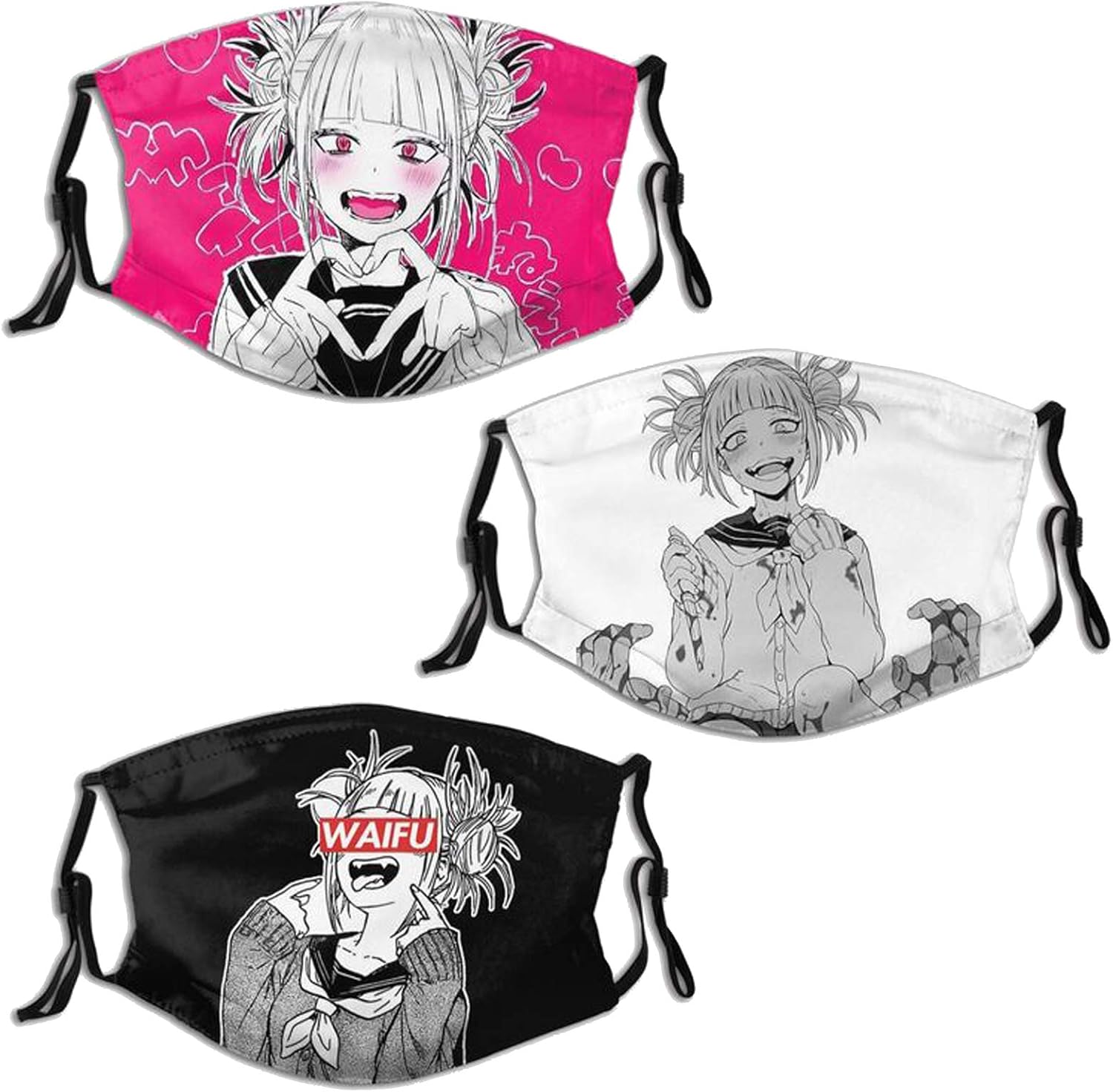 Cute Himiko Toga Mask My+Hero+Academia Merch Anime Manga Adjustable