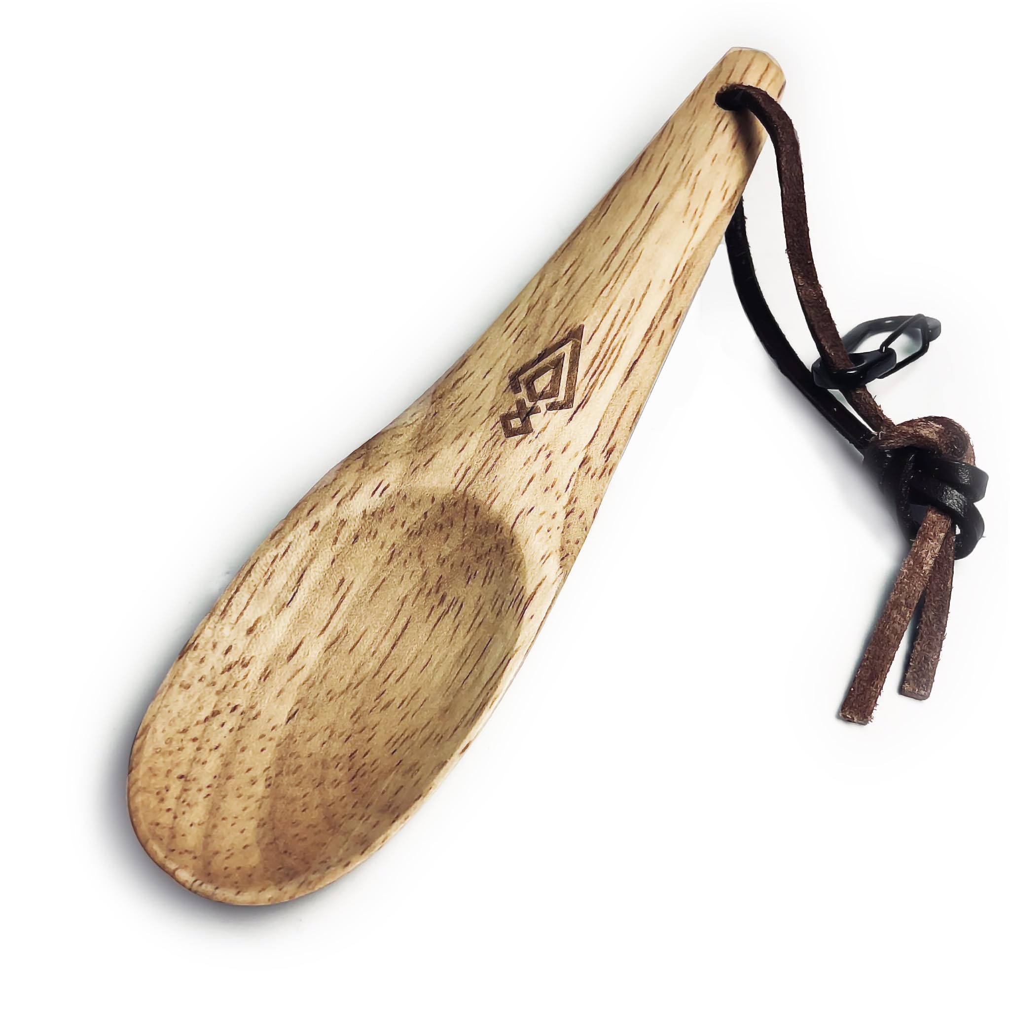 VÅRDKAS Öar Wooden Spoon Traditional Hiking Bushcraft Equipment - Hand Carved, Lightweight & Eco Friendly