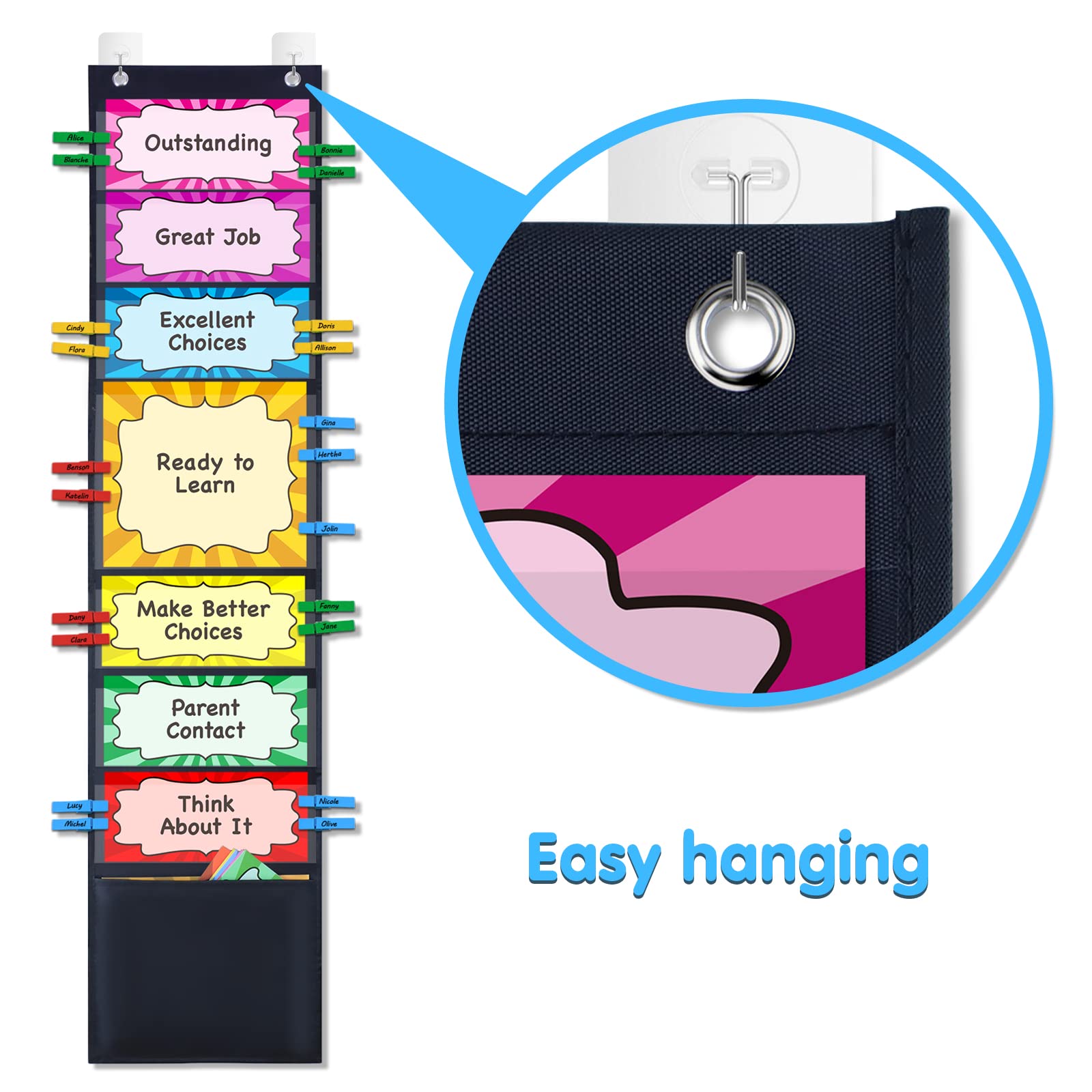 Mua AUVCAS Student Behavior Clip Chart for Classroom Management Kids ...
