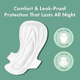 Rael Organic Cotton Cover Sanitary Towels Heavy Overnight Extra Long view 2