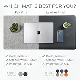 Nordik Large Felt Desk Mat Marle 89 x 43 cm Full Desk Cover view 7