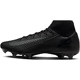 Nike Men's Zm Superfly 10 Acad Fg/MgFootball Shoe, Black Black Deep Jungle, 7 US