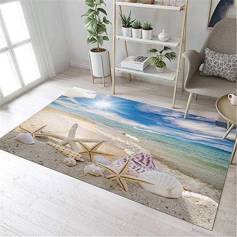 Amazon ラグ マット 低反発ラグ 4 5畳 ラグ 西洋風ラグ 洗えるラグ 綿 ハワイ インテリア 絨毯 かわいい カーペット 何か 正方形 ラグ カーペット オンライン通販