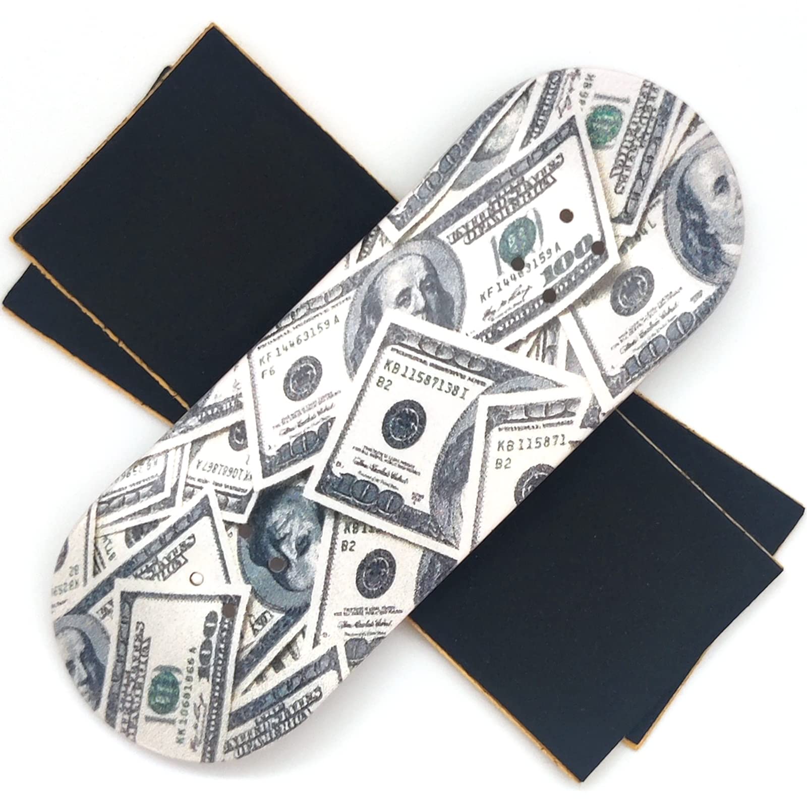 100 Dollar Bill - Wooden Pro Fingerboard Completes 34mm