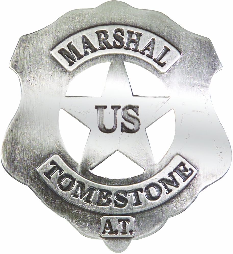 Denix Old West Replica Tombstone U.S. Marshall's Badge