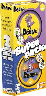 Asmodee Dobble Super Pack Camping Classic Card Game 55 Cards Tin Box view 2