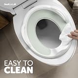 Jool Baby Potty Training Seat with Handles Fits Round & Oval Toilets Sage view 6
