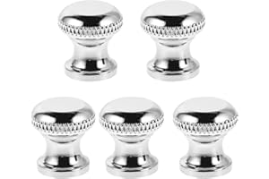 BESPORTBLE 5pcs Pepper Mill Top Knob Replacement - 15mm Pepper Grinder Knob Nut Attachments - Seasoning Mill Parts for Hand S