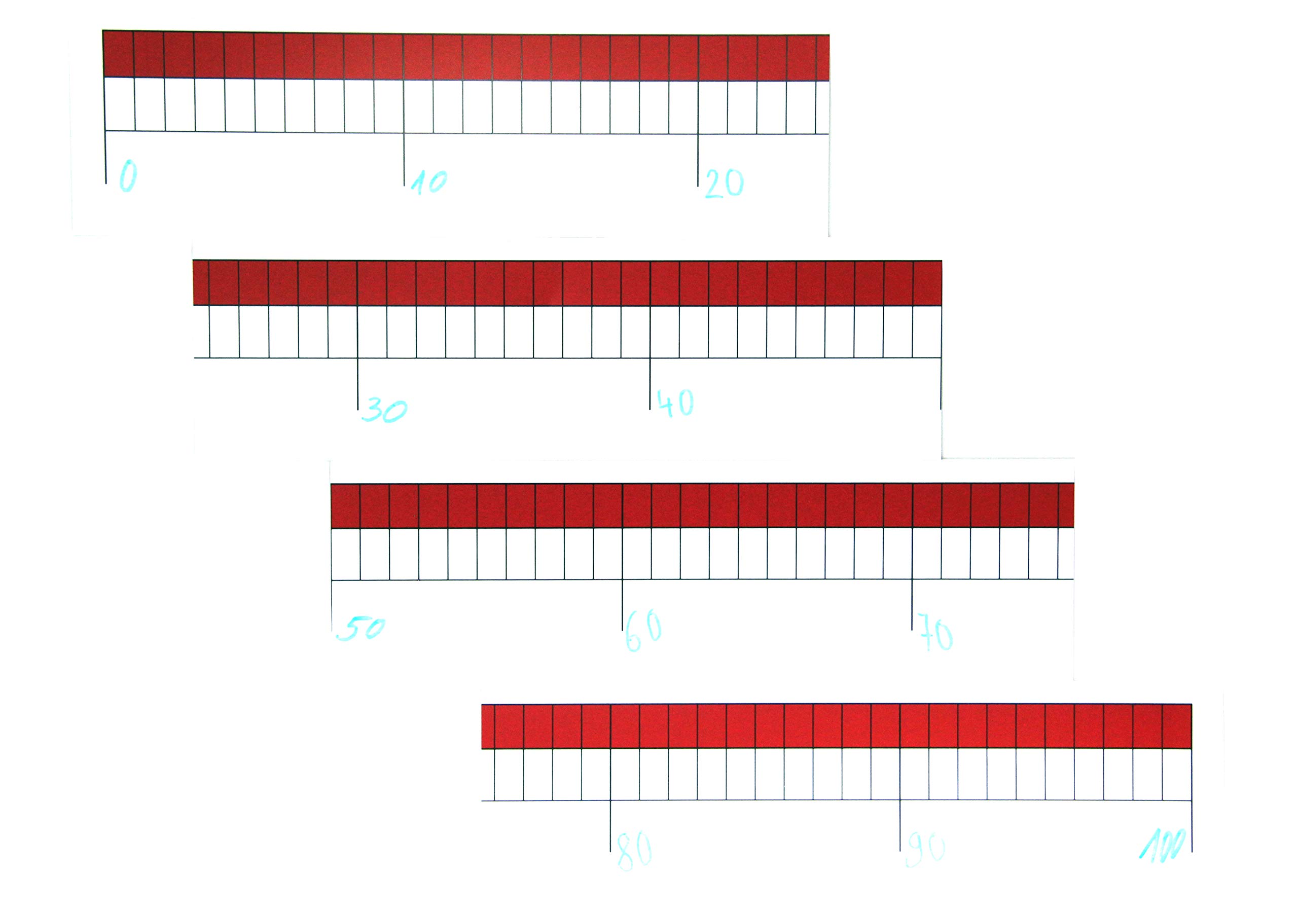 WISSNER active learning Universal Numbre Line Band 100, 2 M Long, in a Poly Bag