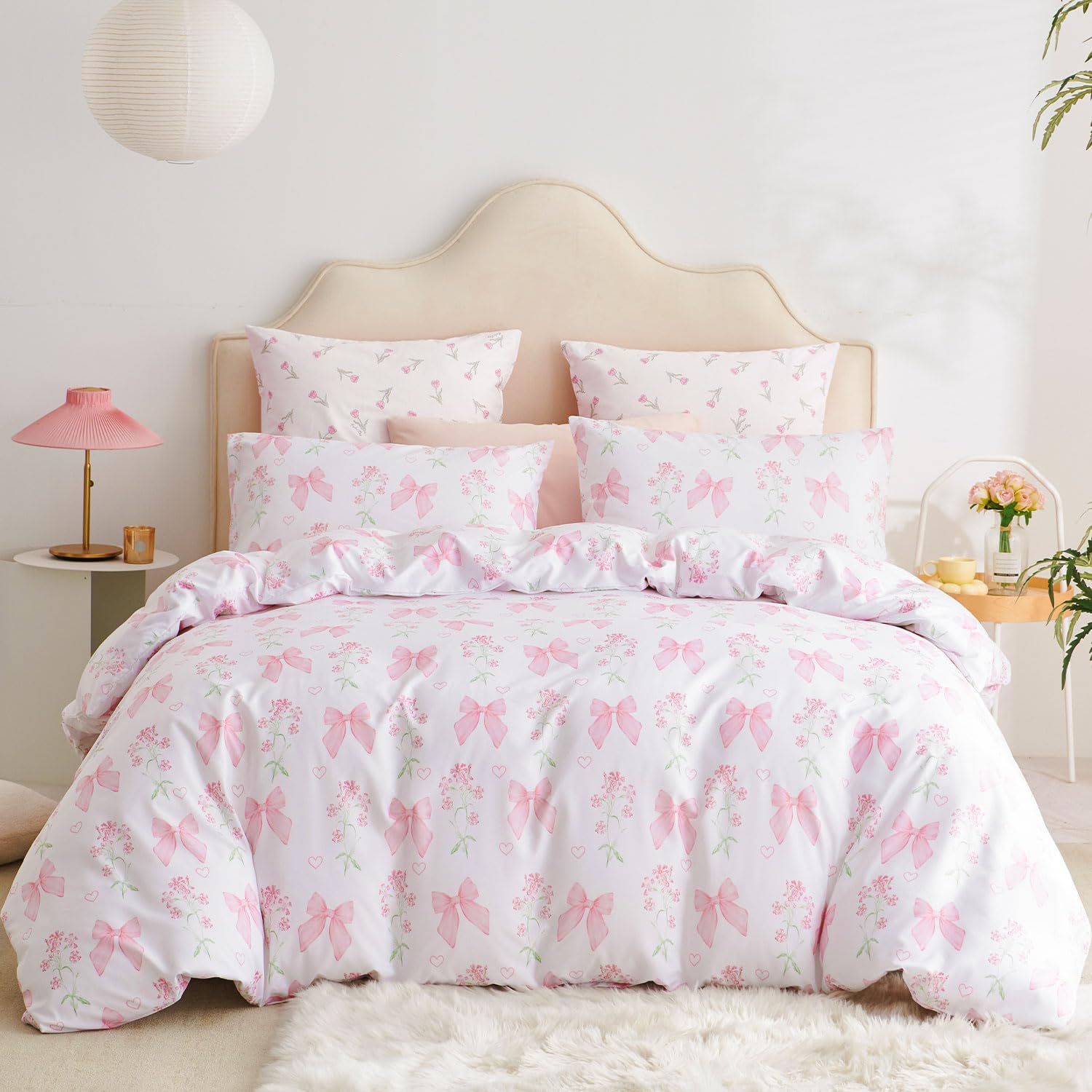 Photo 1 of Jolusere Christmas Red Duvet Cover Twin Size for Kids Christmas Themed Duvet Covers Christmas Tree Reindeer Snowflake Duvet Cover Set Holiday Decor Reversible Bedding Set(No Comforter)