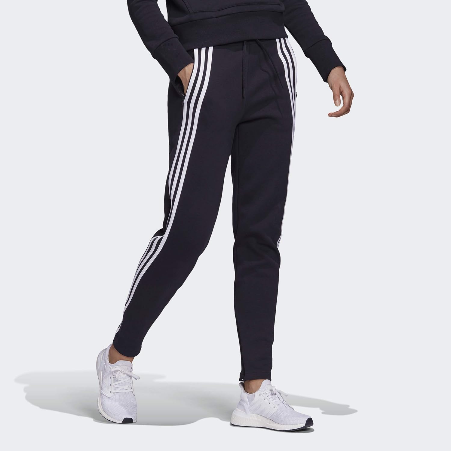 adidas sweatpants with zipper