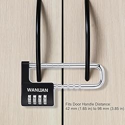 Combination Lock,4 Digit Combination Lock 3/8Inch