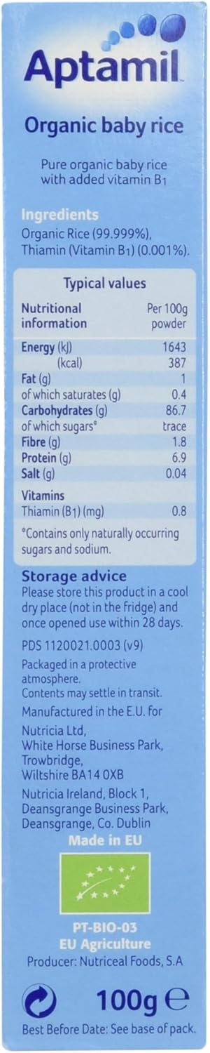 aptamil baby rice ingredients