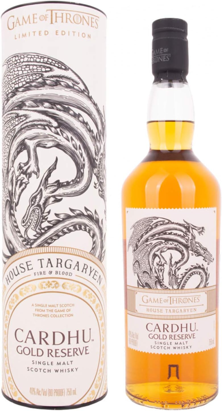 Cardhu Gold Reserve GAME OF THRONES House Targaryen Single Malt Collection GB 40,00% 0.75 l.