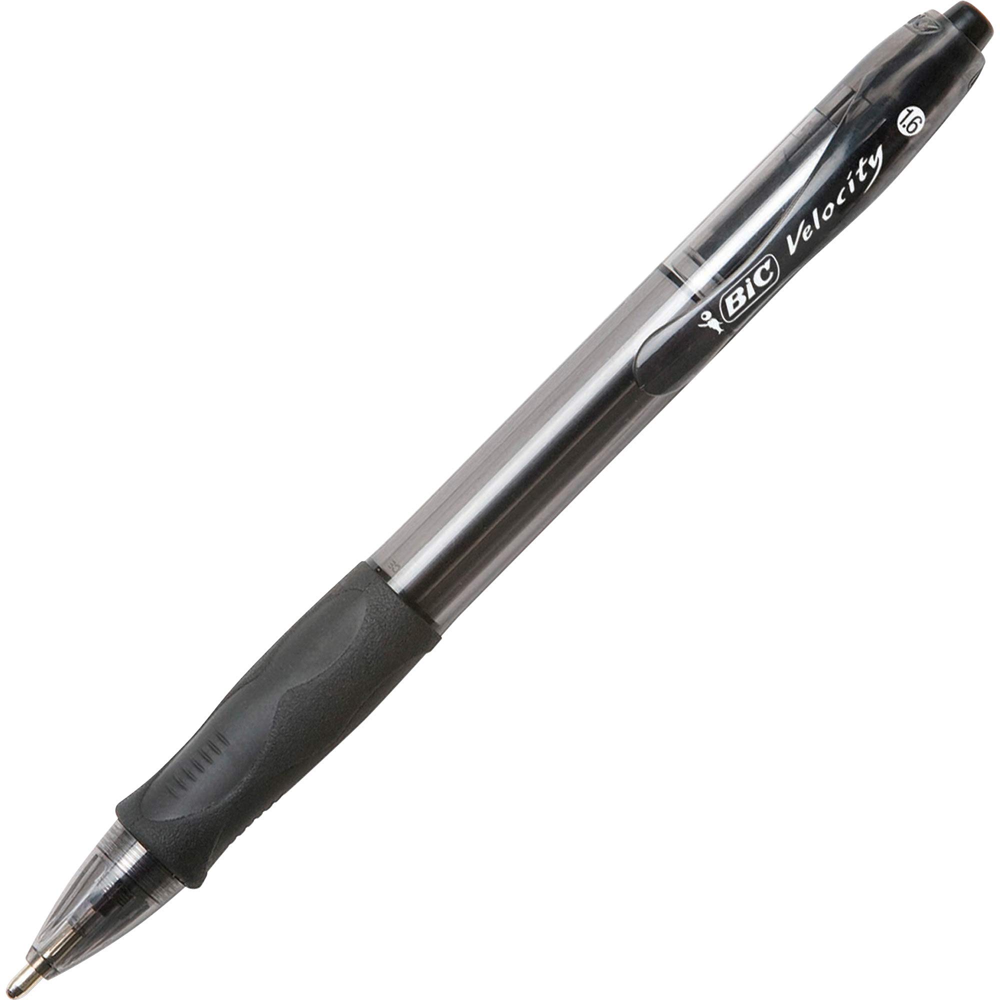 BIC Atlantis Velocity Bold Retractable Ball Pen, Bold Point (1.6mm