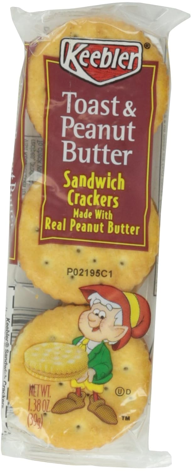 (Discontinued by Manufacturer)Keebler Sandwich Crackers Toast & Peanut