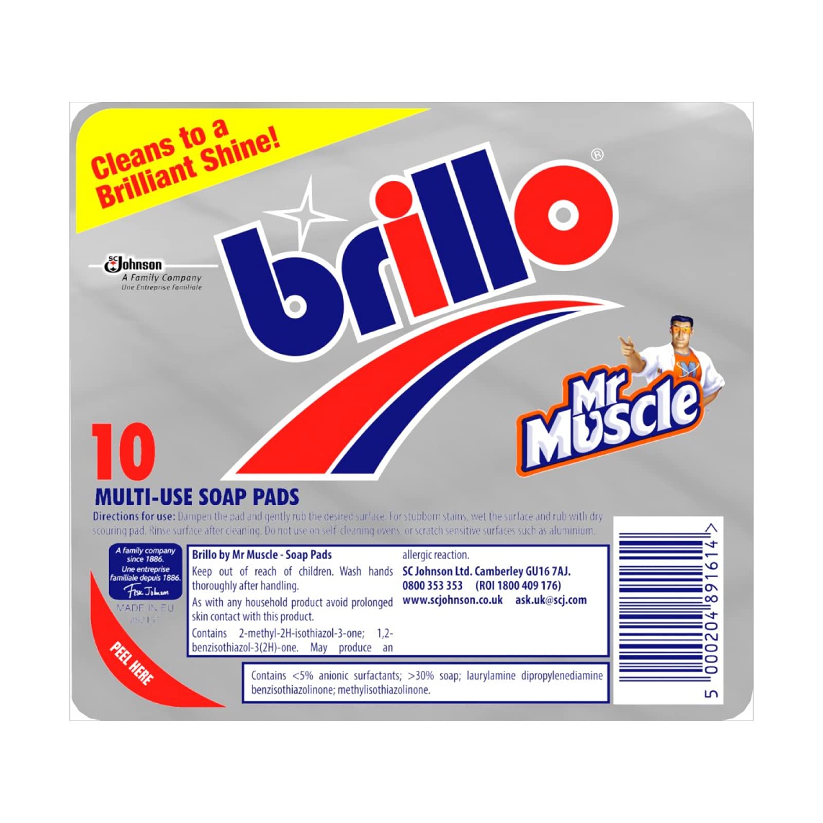 Johnson Brillo Pads X 10