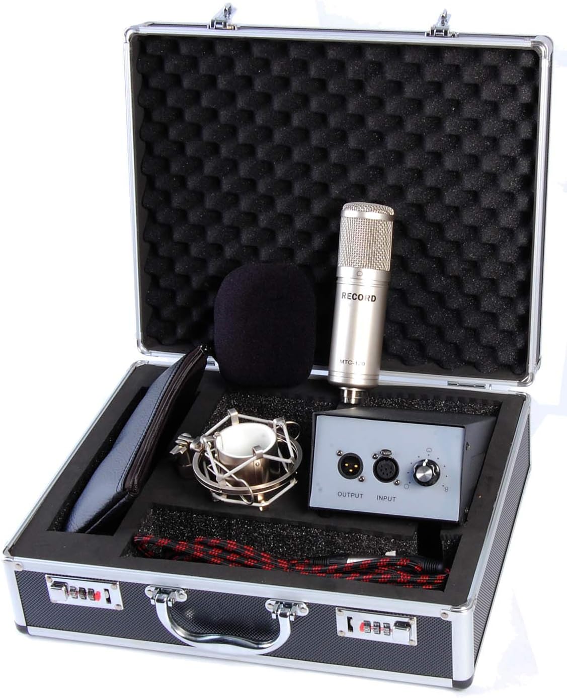 Record MTC120 Large Diaphragm Tube Condenser Microphone with 9