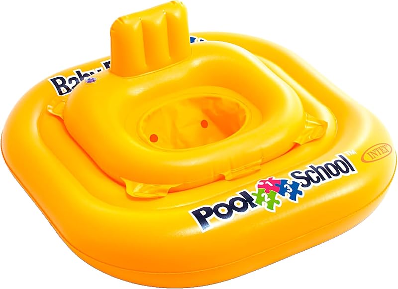 Intex Deluxe Baby Float Beach Toys Multicoloured 79 x 79cm 4 Air Chambers