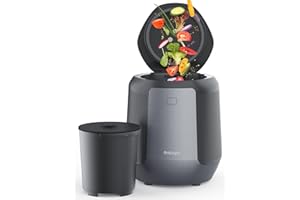 Enboya Electric Kitchen Composter 4.2L Large Capacity Food Waste Composter, Odor-Free & Quiet Countertop Compost Bin for Home, Indoor Food Cycler with Replaceable Charcoal Filtration