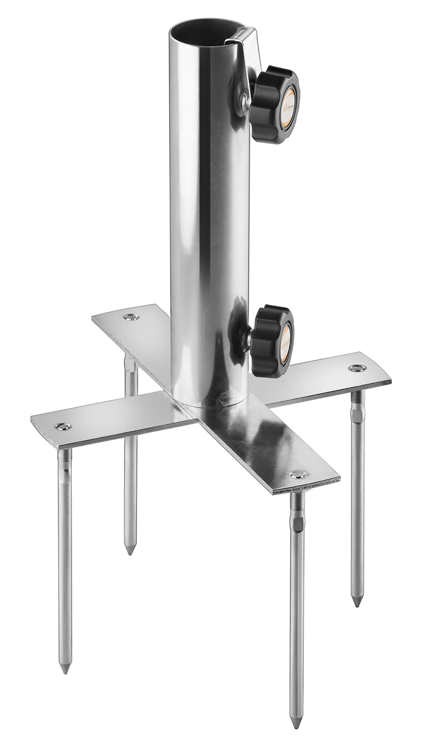 Schneider Umbrella Cutter Lawn Square Parasol Stand Silver