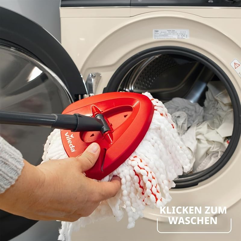 Turbo 2in1 Wischmopp-Set mit Fußpedal, Teleskopstiel