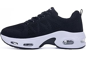 SURRAY Womens Running Shoes Tennis Athletic Gym Walking Fashion Sneakers Breathable Lightweight Jogging Sport Shoe US Size 5.