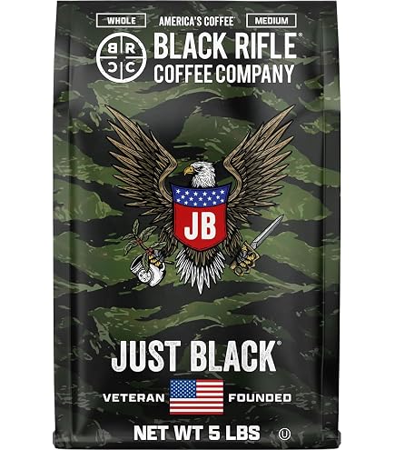 Amazon.com : Black Rifle Coffee Company Just Black, 5 lb Bag