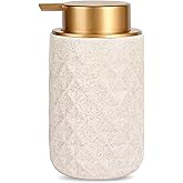 Sylfu Ceramic Foam Hand Soap Dispenser - 10.15 oz Foaming Soap Dispenser Hand Pump Dispenser, Ceramic Dish Liquid Dispenser for Kitchen,Sylfu Hand Wash Bottle Bathroom