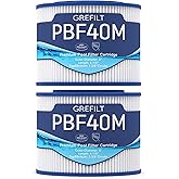 Grefilt 10-00282 Hot Tub Filter Compatible with Bullfrog Spa Filter, Wellspring 30 Coreless 10-00282, Pleatco PBF40M, 30 sq.ft. 2-Pack
