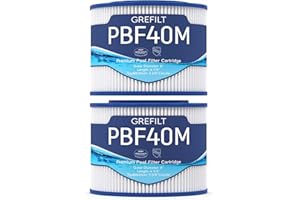 Grefilt 10-00282 Hot Tub Filter Compatible with Bullfrog Spa Filter, Wellspring 30 Coreless 10-00282, Pleatco PBF40M, 30 sq.ft. 2-Pack
