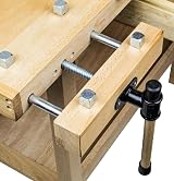 LUMBER JACK WB1520D4 Heavy-Duty Hardwood Workbench 1520x620mm 7" Vise view 3